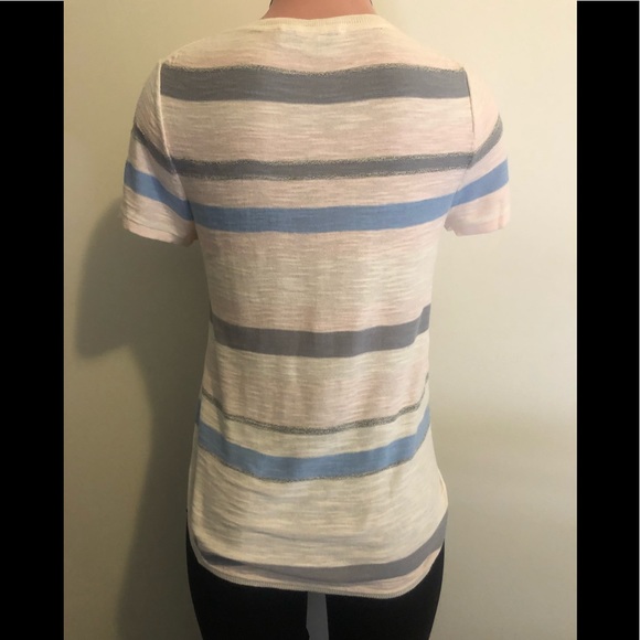 The Loft Short Sleeve Striped Sweater - Picture 3 of 5